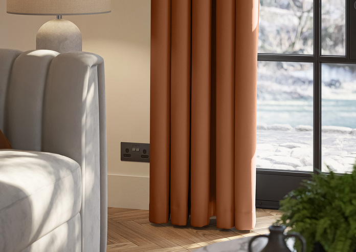 Ascot, Terracotta - Made to Measure Curtains - Image 5